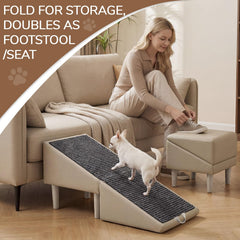 MOLIBYME solid wood frame offers sturdy support with wear-resistant artificial leather cover.
