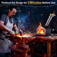 Molten Masters kit with gloves and tongs for safe metalworking