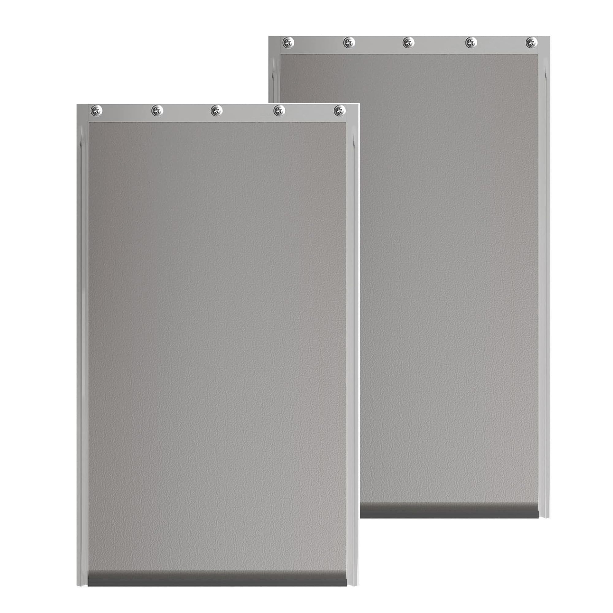 MOLYLY 2-pack large dog door flaps for PAC11-11039 fit Petsafe Freedom doors securely.