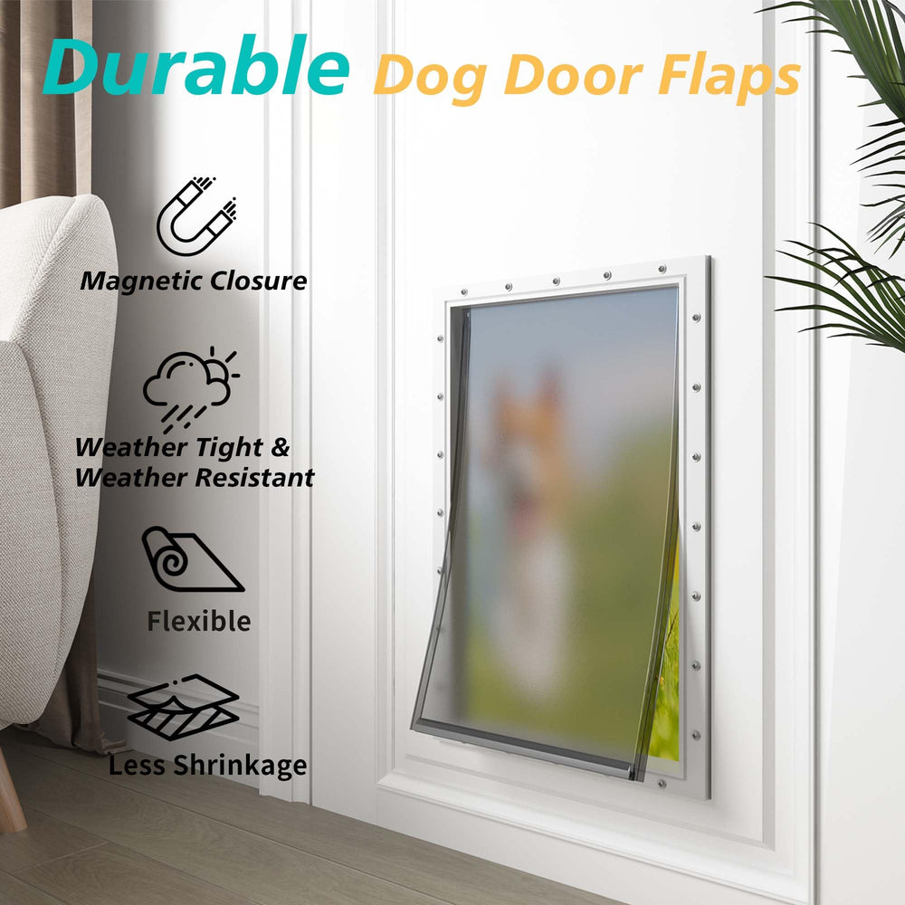 MOLYLY fits Freedom PAC11-11039 doors for large dogs and large doorways.