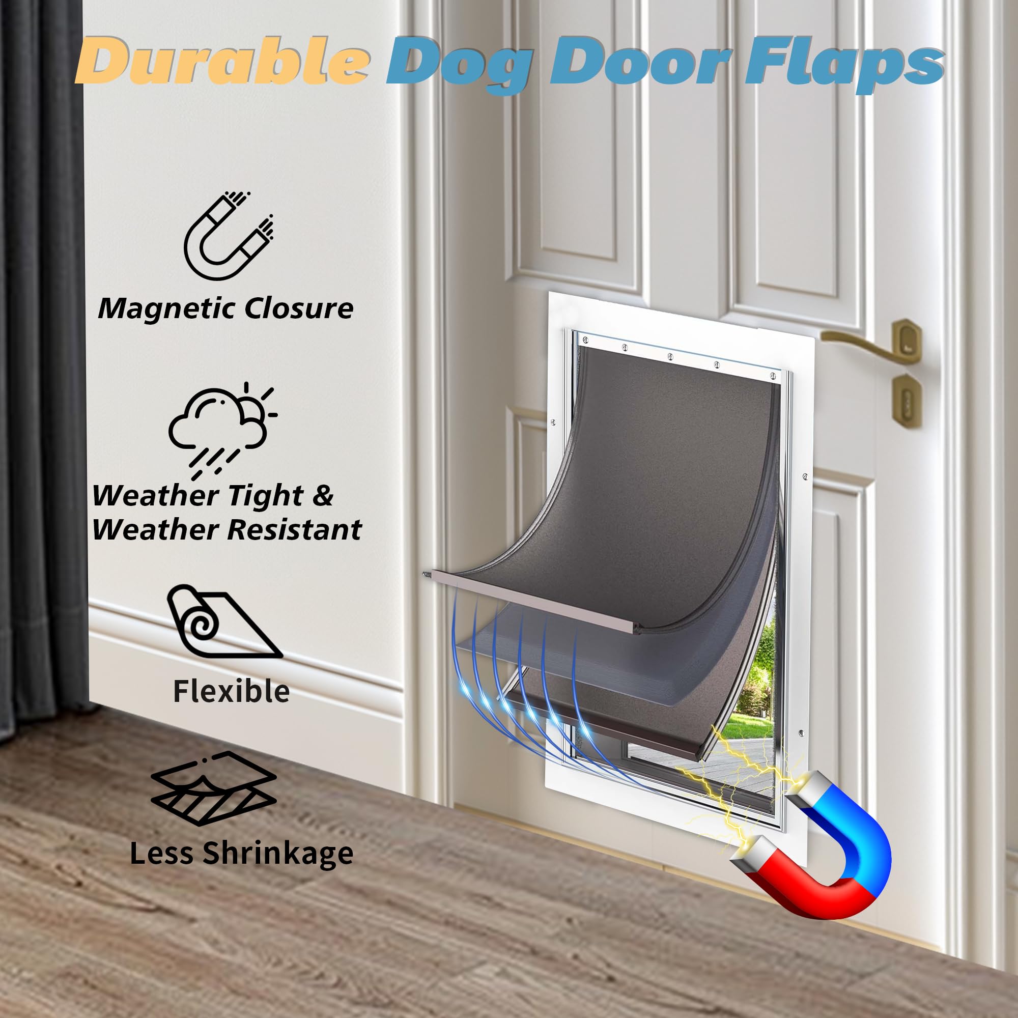 MOLYLY compatible with PetSafe Freedom doors for seamless replacement.