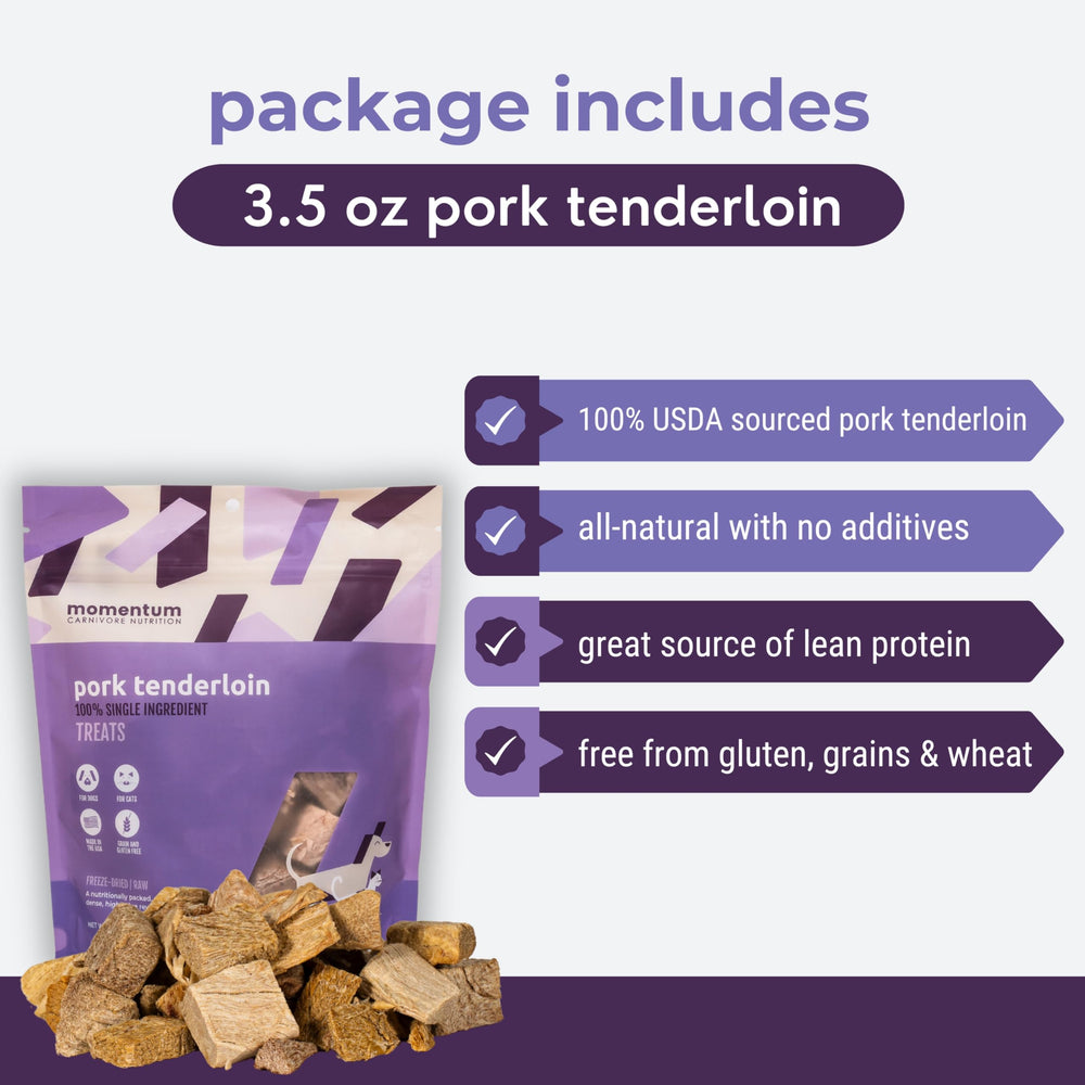 Momentum Carnivore lean, tender texture ideal for daily snacking.