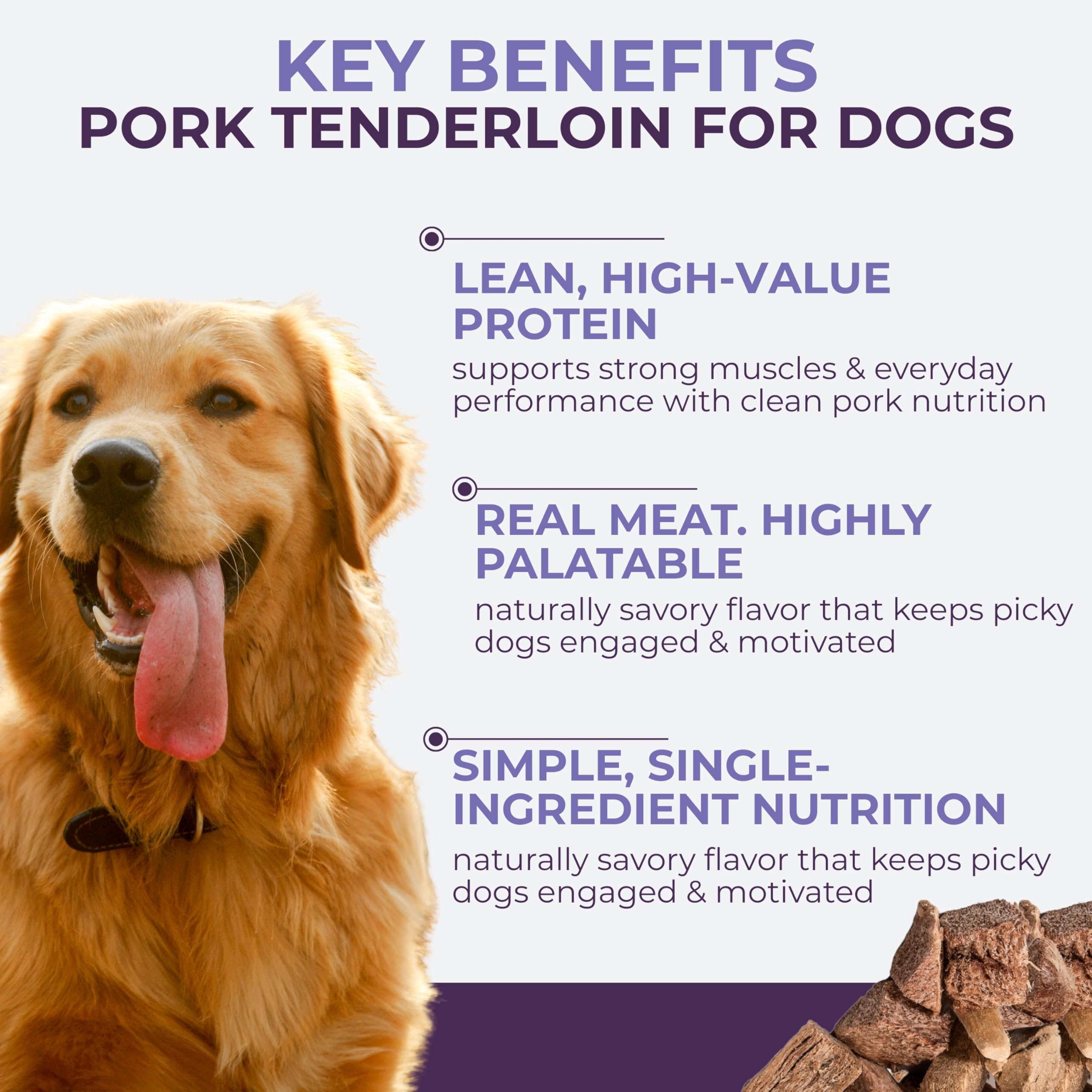 Momentum Carnivore high-protein pork treat supports active dogs and cats.
