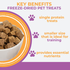 Grain-free gluten-free dog treats designed for easy digestion.