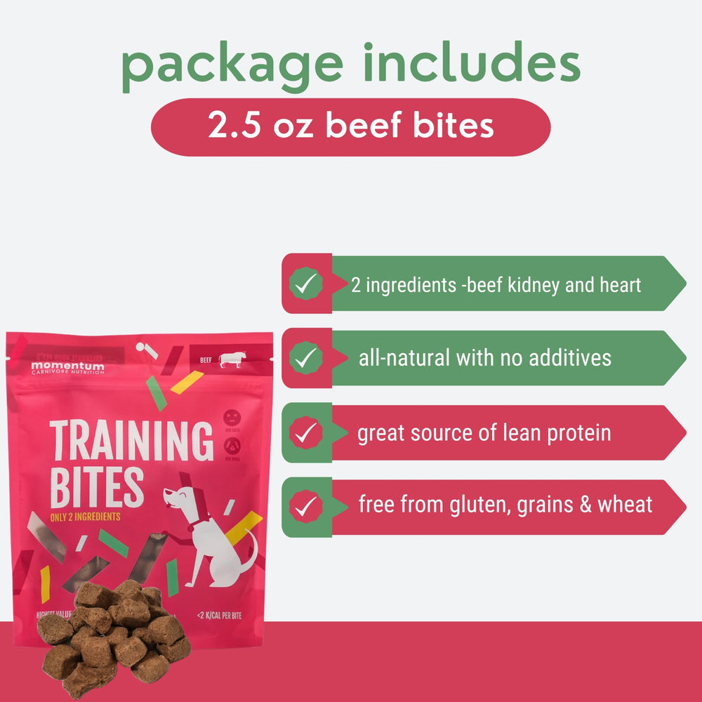 Momentum Carnivore Pure Ingredients Beef Only emphasizes natural nutrition