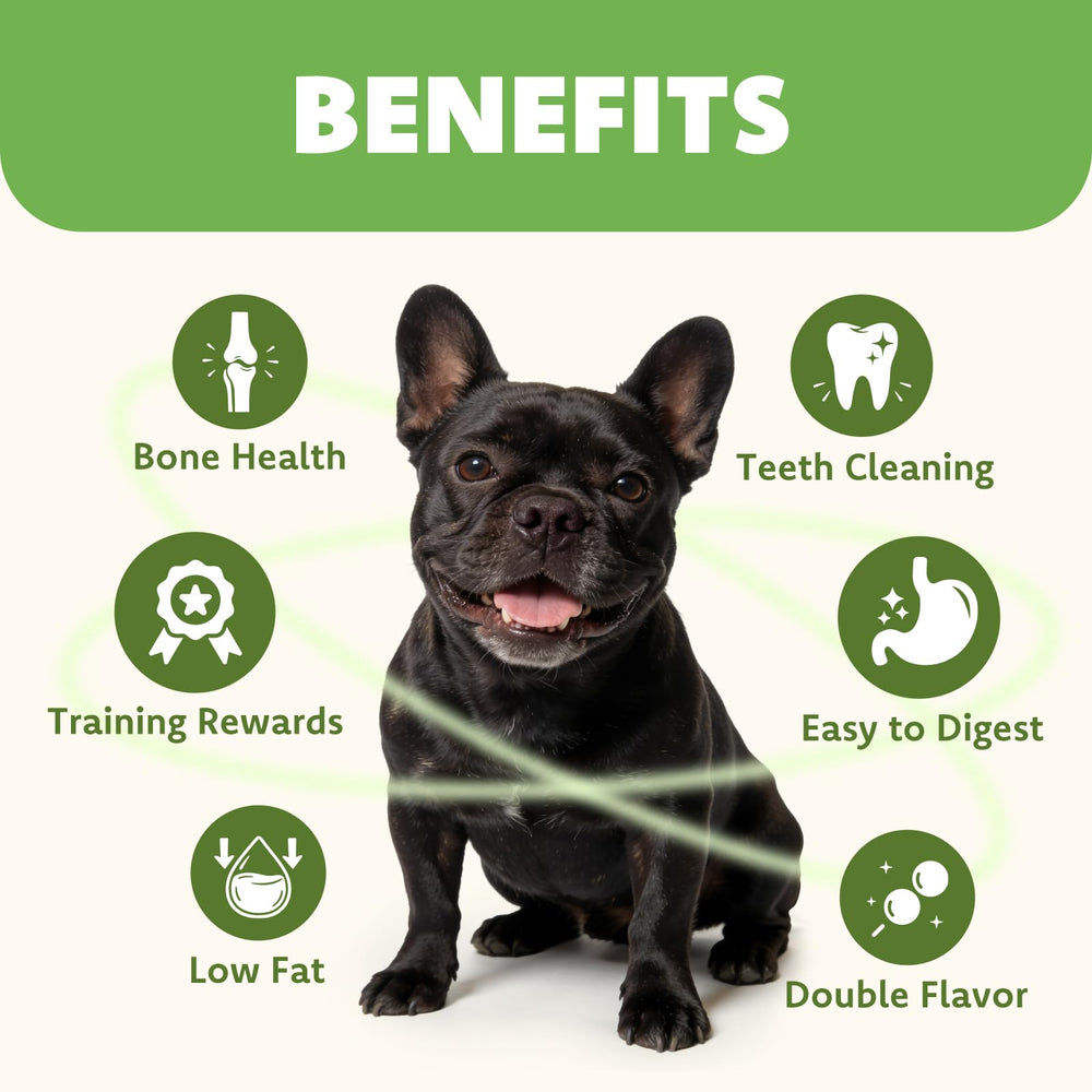 MON2SUN 21.16-ounce pack with 30 treats for steady dog chews.