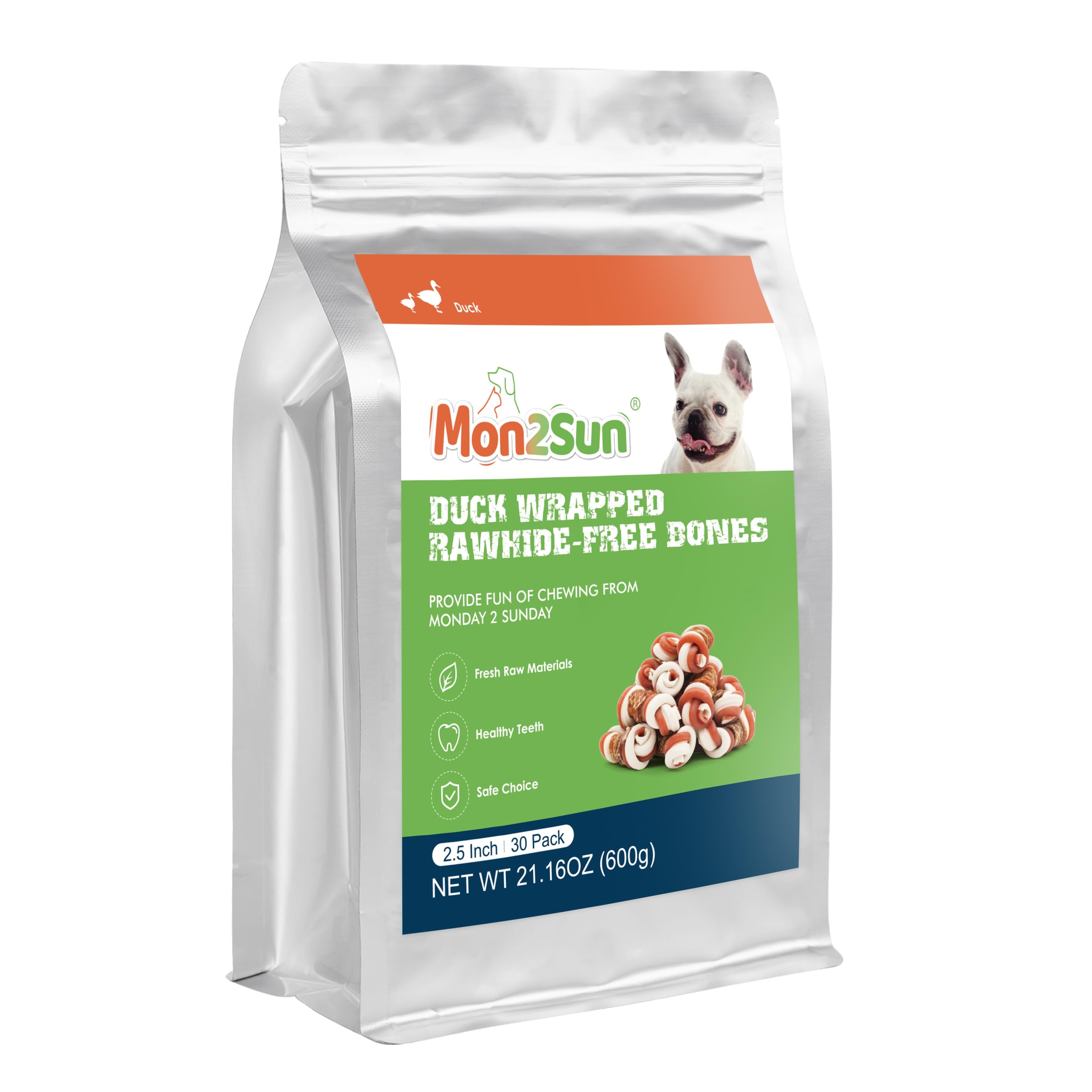 MON2SUN 21.2oz bag is travel-friendly and easy to store.