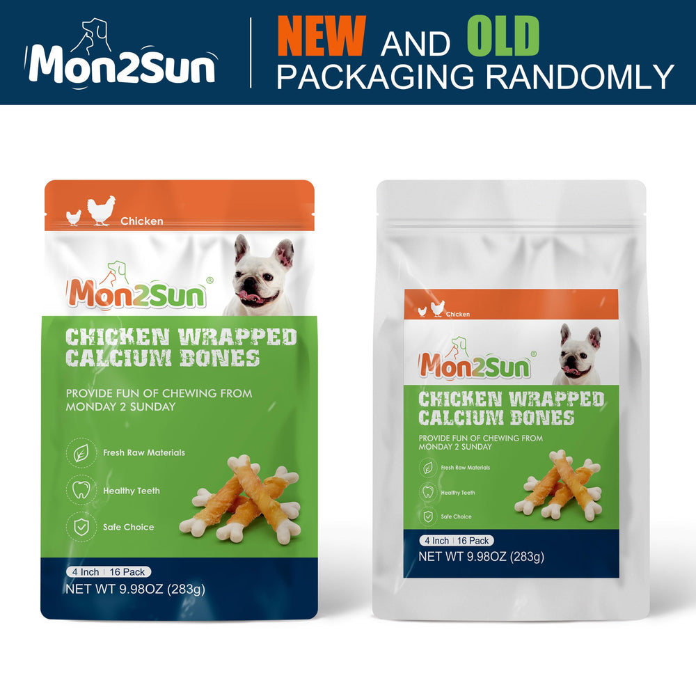 MON2SUN 4inch bone chew for puppies and small dogs in calm home.