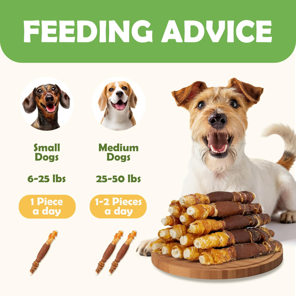 MON2SUN 5-inch sticks designed for small to medium dogs.