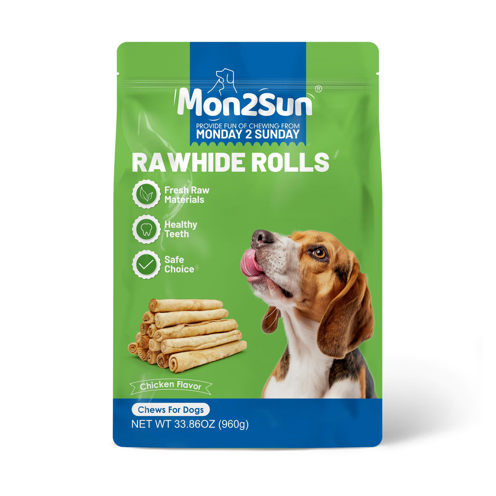 MON2SUN 6.5-inch rolls with small-dog chewers