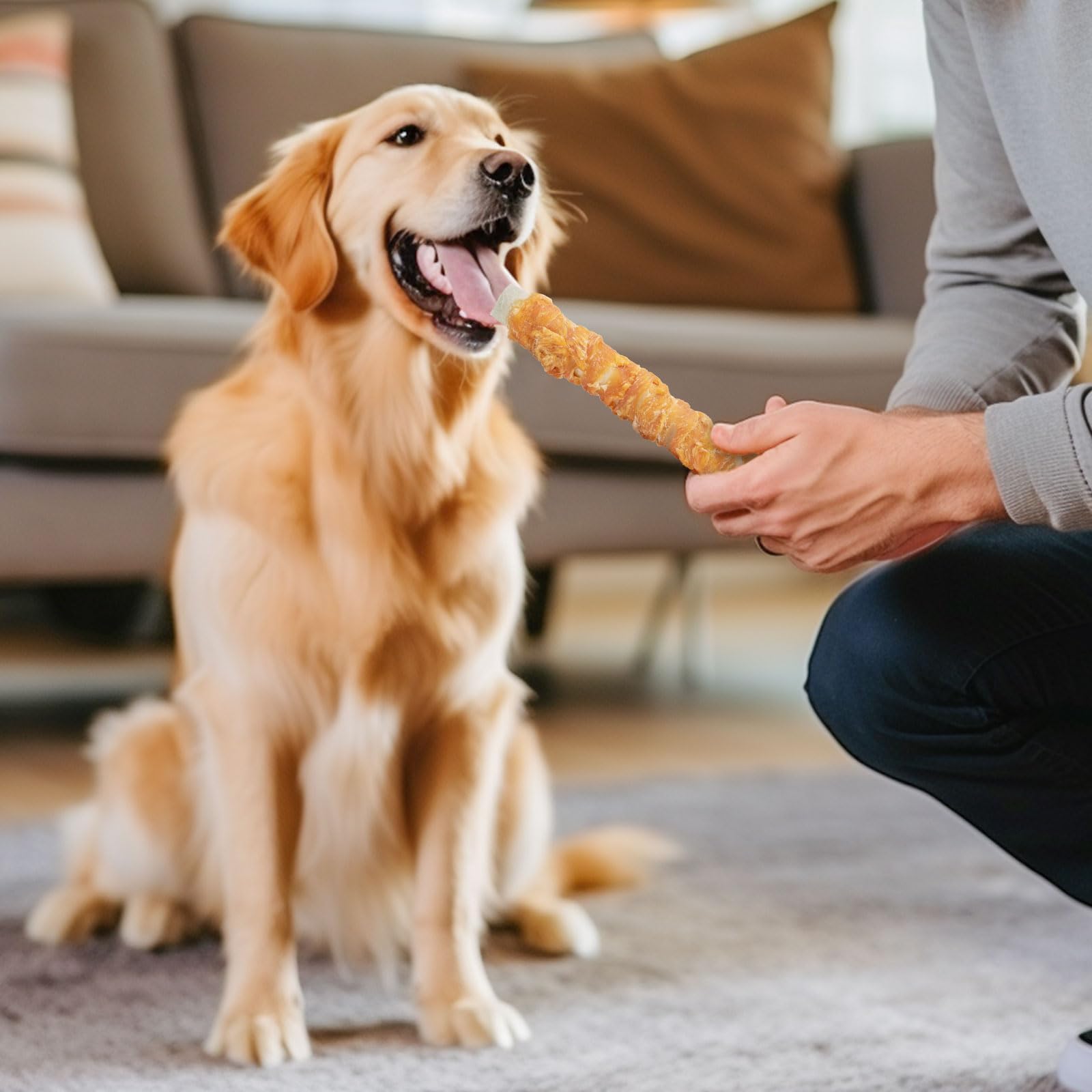 MON2SUN chewy texture highlights satisfying crunch in this chew.