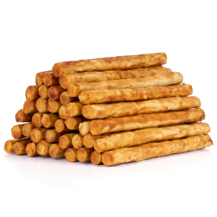 MON2SUN chicken collagen stick for dogs, 5-inch chew supporting teeth health.