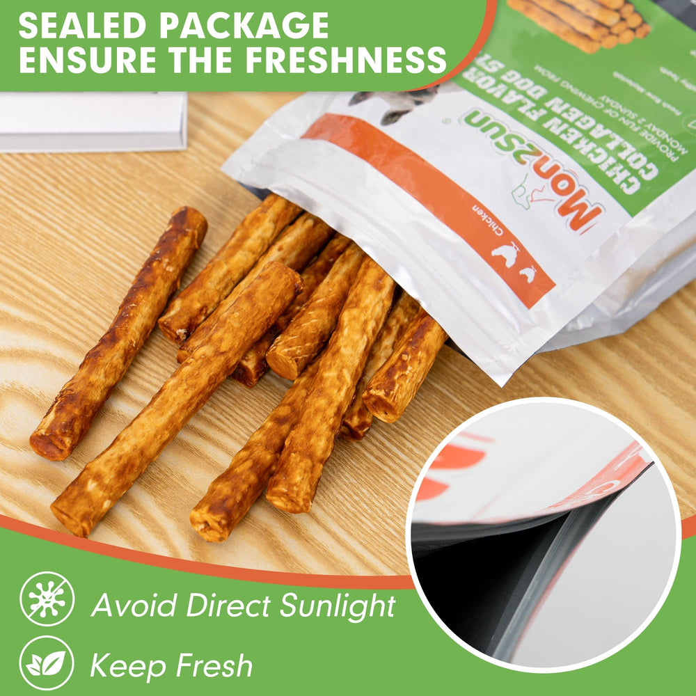 MON2SUN chicken-flavored chew for medium dogs with gentle texture