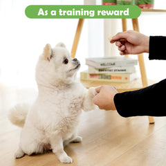 MON2SUN treats in square shapes ideal for precise training cues.