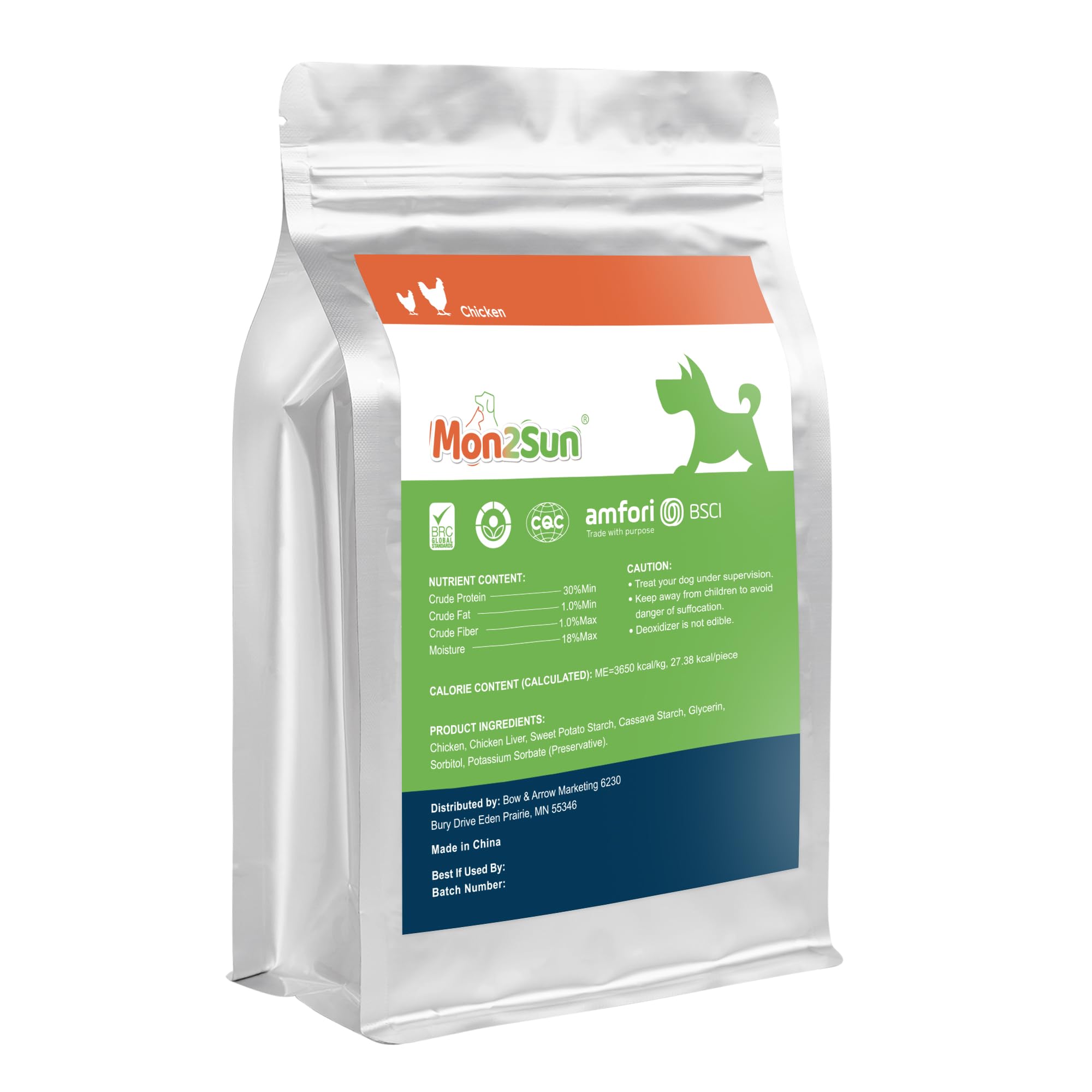 MON2SUN 96 count pack offers long lasting small dog treats