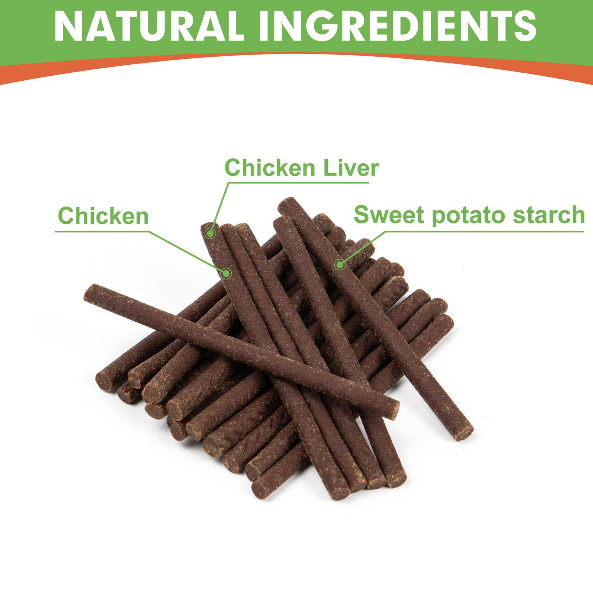 MON2SUN soft chew chicken liver treats soothe sensitive teeth