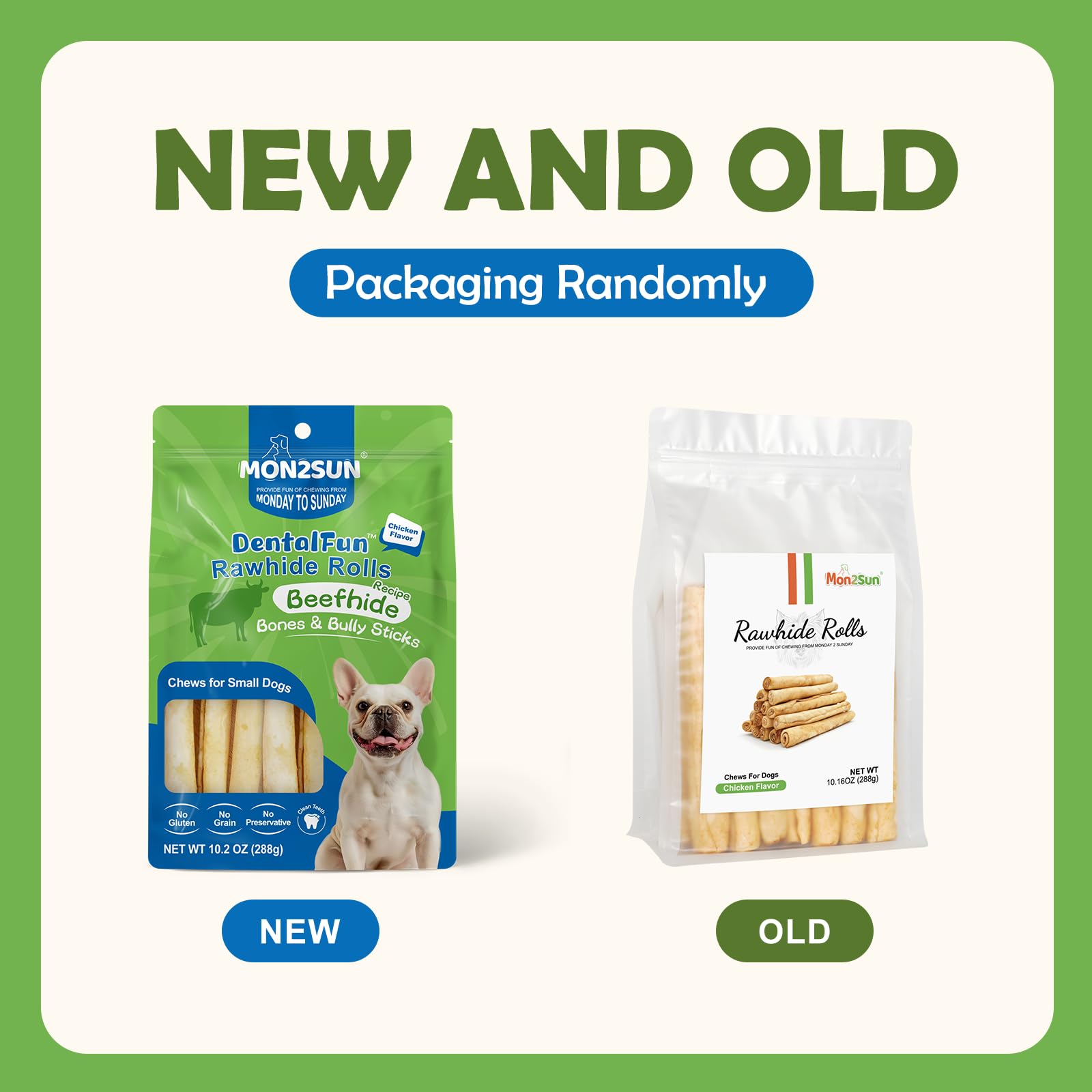 MON2SUN 18-count pack makes crate time rewarding for small dogs