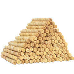 MON2SUN rawhide twist stick in chicken flavor ideal for puppies.