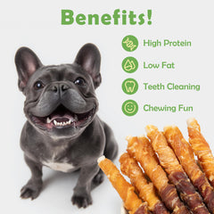 MON2SUN teeth-cleaning action shows active chewing for potential dental benefits.