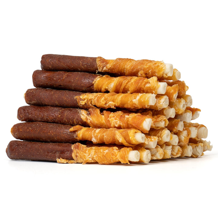 MON2SUN 5-inch double flavor chew with chicken and liver, small dog suitable