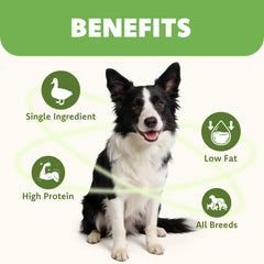 MON2SUN duck jerky resealable pouch keeps freshness and odor contained.