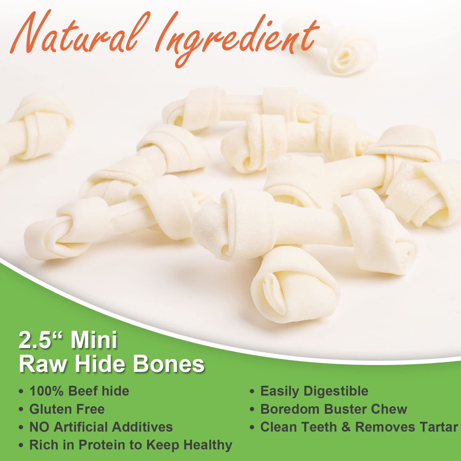 MON2SUN knot bone chew for puppies showing safe chew