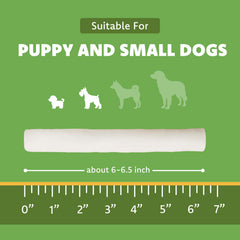 MON2SUN natural flavor rawhide roll promotes enjoyable chewing for small dogs