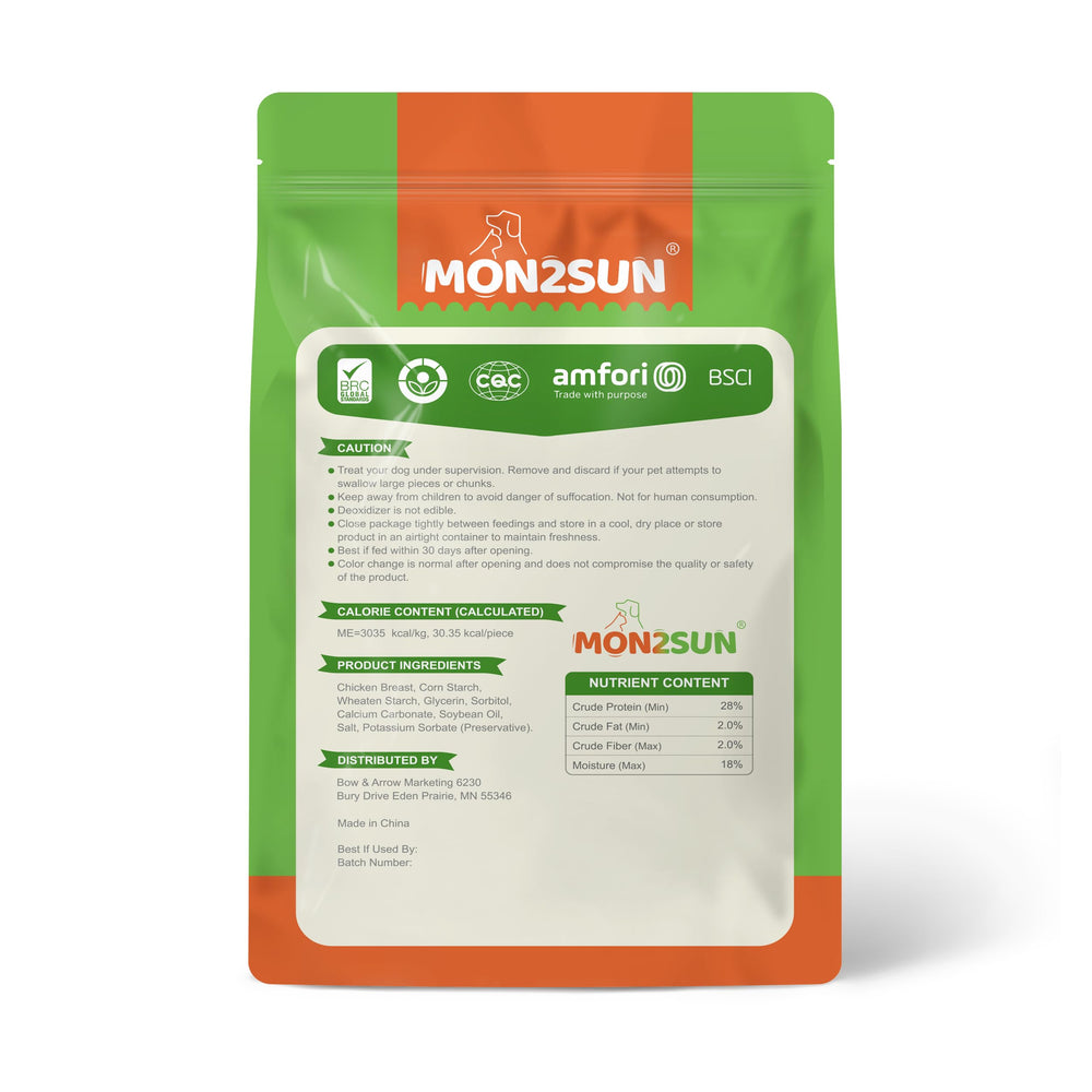 MON2SUN calcium bone chew in packaging, easy to store after use