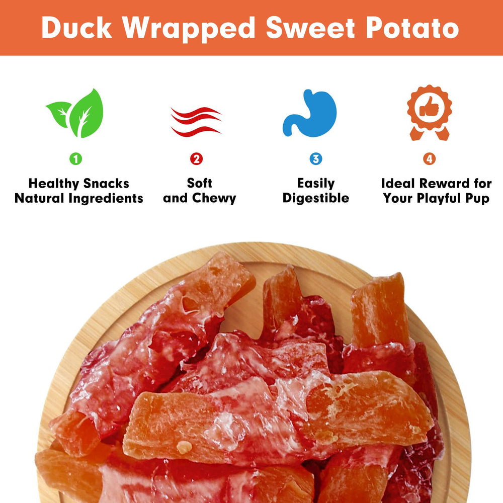 MON2SUN rawhide alternative snack with duck and potato
