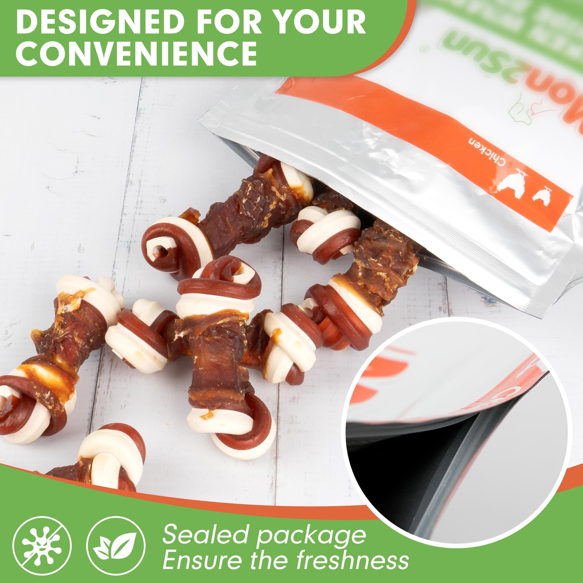 MON2SUN resealable packaging ensures freshness and odor control.