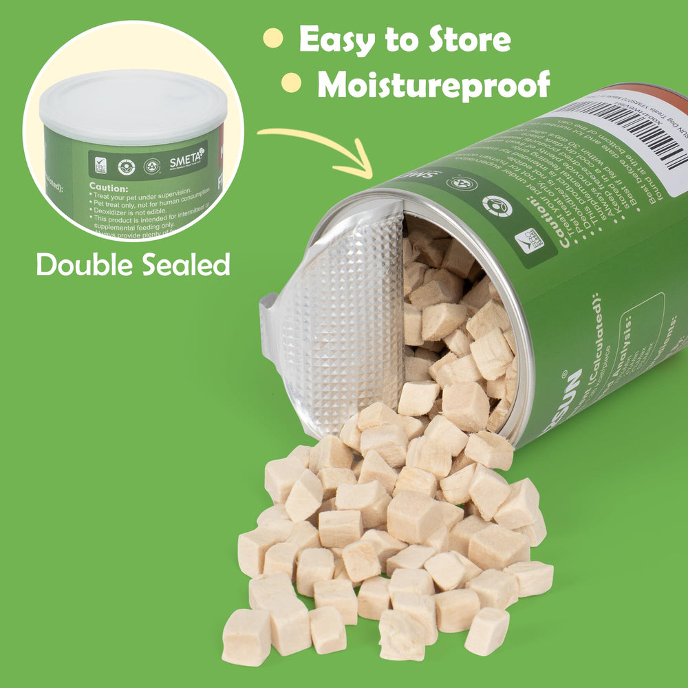 MON2SUN screw-on lid keeps treats secure at home or on the go.