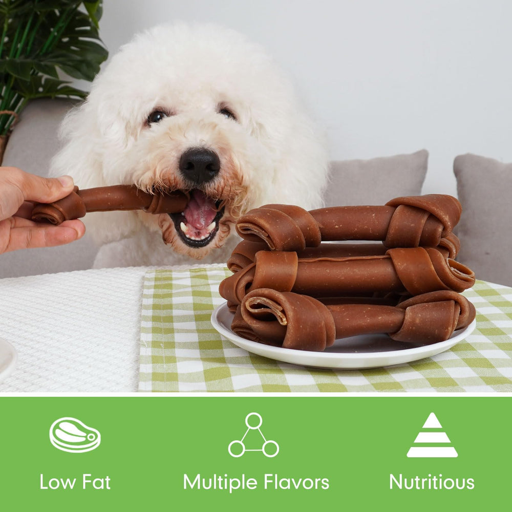 MON2SUN Teeth Cleaning Bone 5-inch chews support healthy chewing sessions.