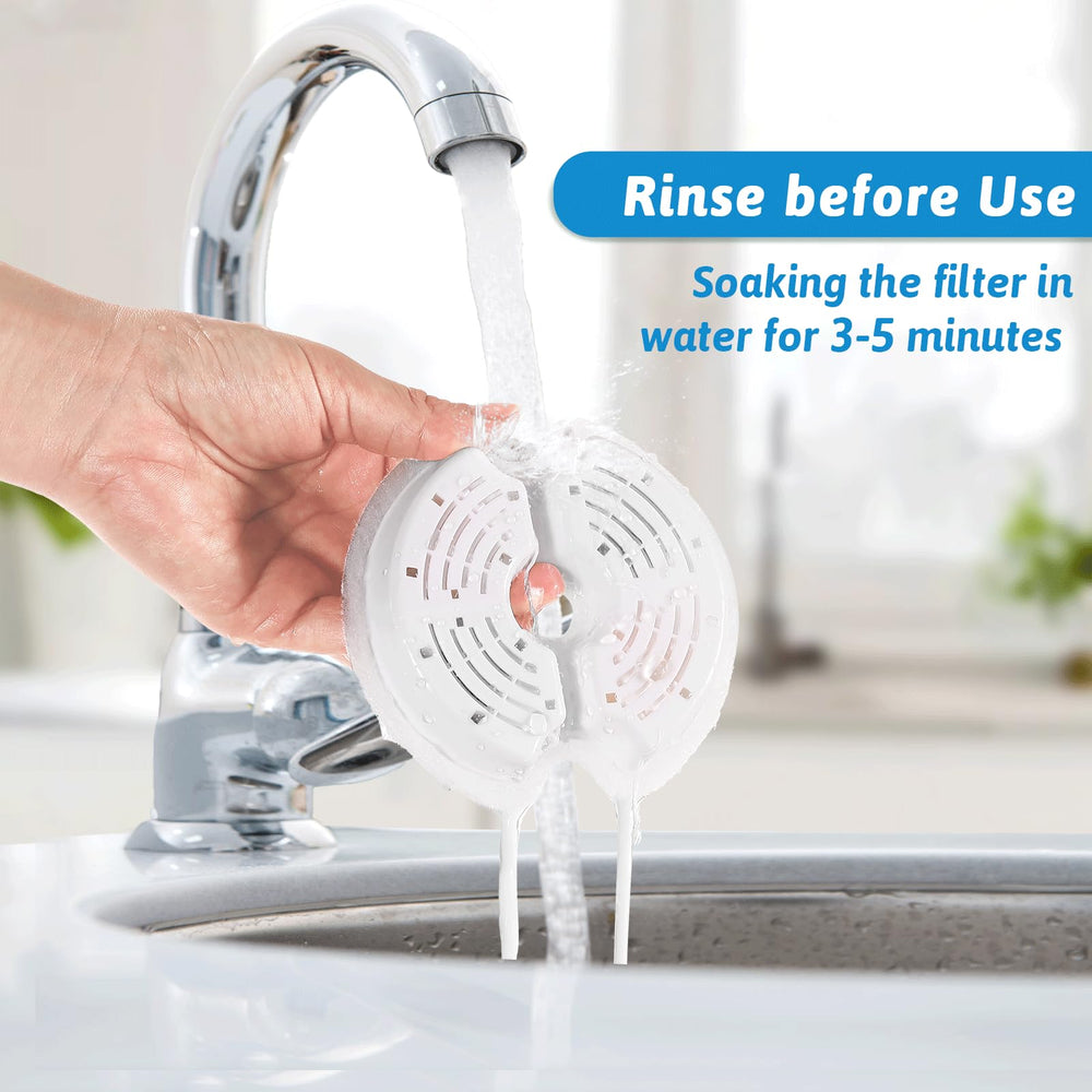 Monsin filtration set in action suggesting improved water taste for cats.
