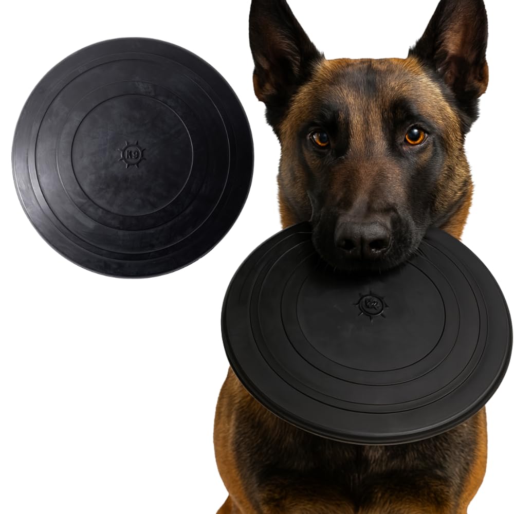 Monster K9 Aero Disc in flight for durable fetch with tough chewers