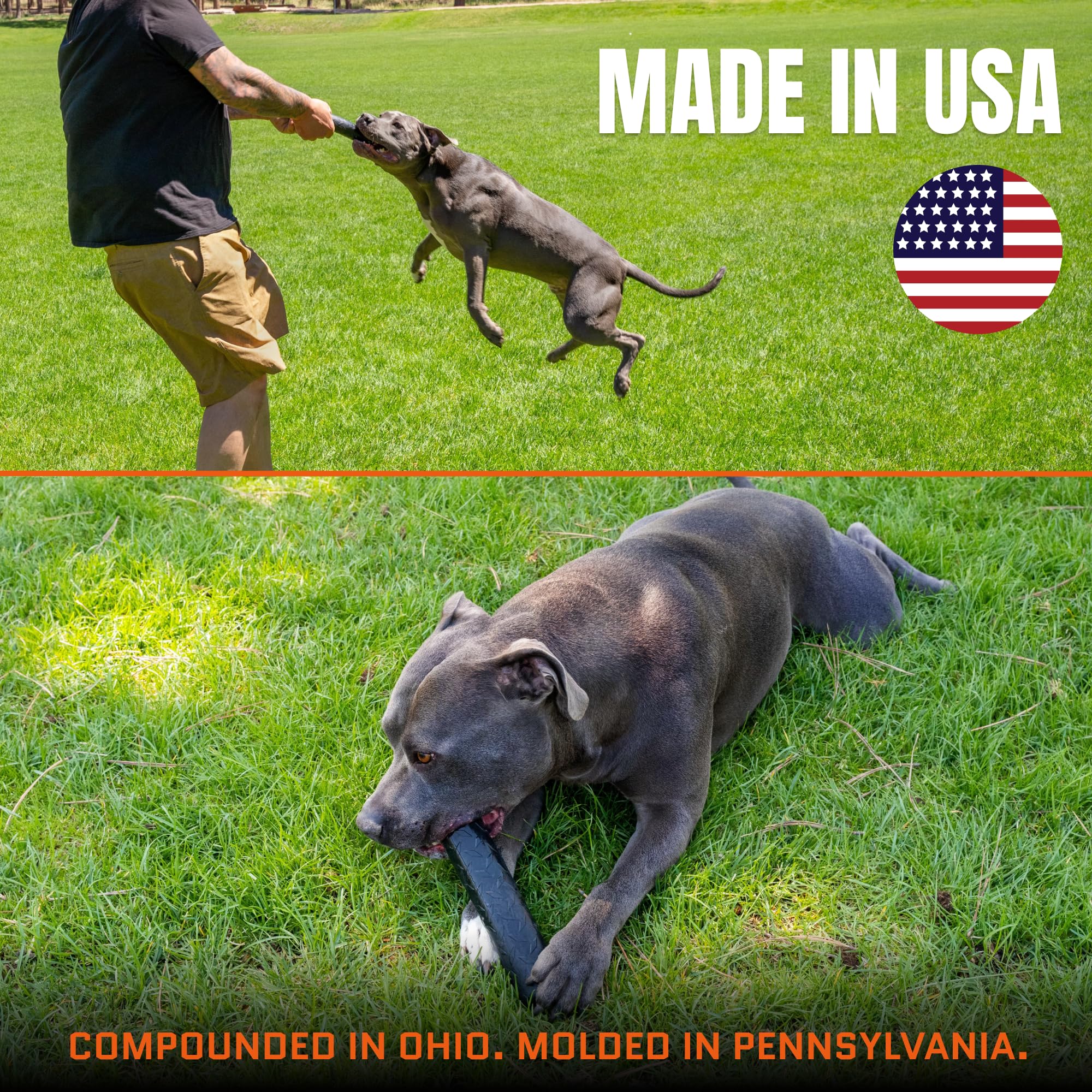 Monster K9 Durable dog toy designed for medium and large breeds front shot.