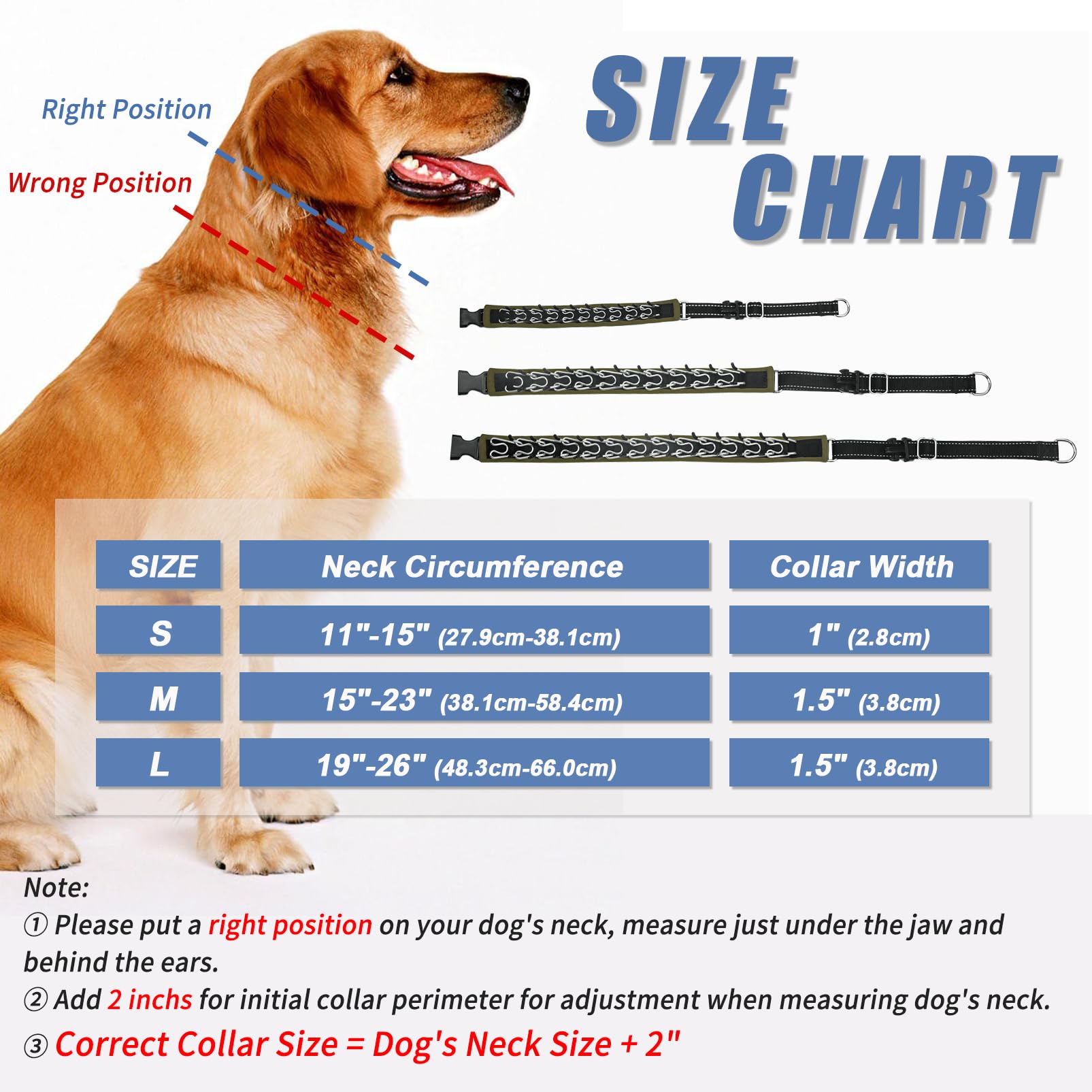 Monstoyo collar with reflective strips for safer evening walks
