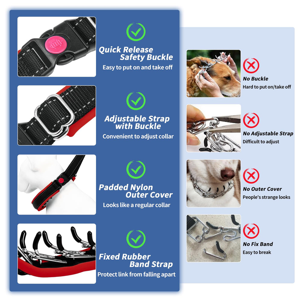 Monstoyo collar features soft neoprene padding for comfortable all-day wear.
