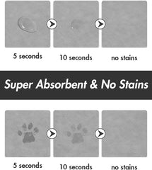 MontVoo dog feeding mat with anti-slip backing keeps bowls steady