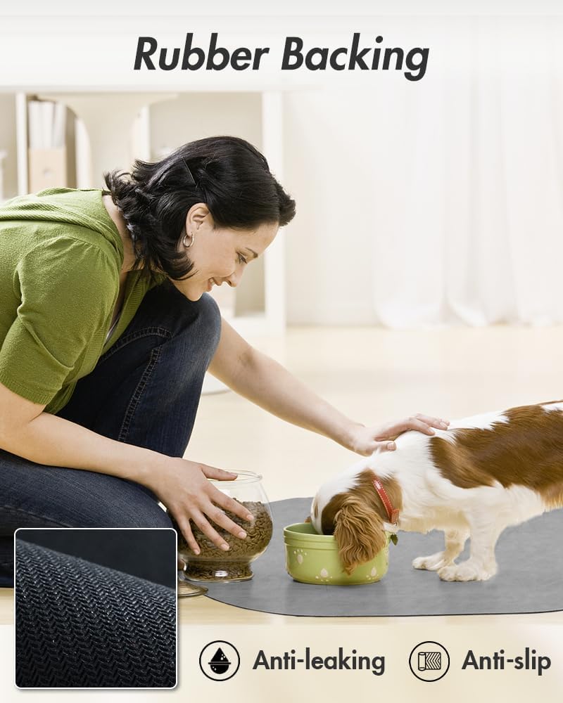 MontVoo durable feeding mat safe for dogs and cats.