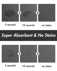 MontVoo quick-dry pet feeding mat allows fast surface drying after meals.