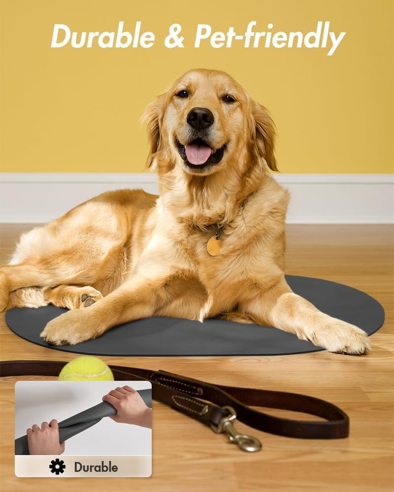 MontVoo waterproof-bottom mat prevents leaks and floor damage.
