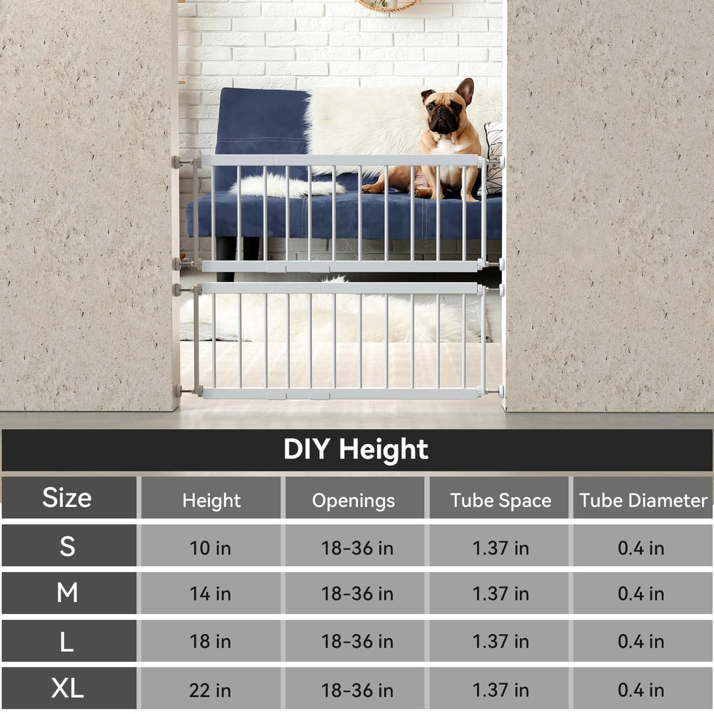 MOOECKOM step-over gate design for easy pet access.
