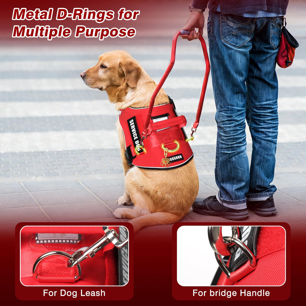 MOOGROU SERVICE DOG patches signaling clearly on gear