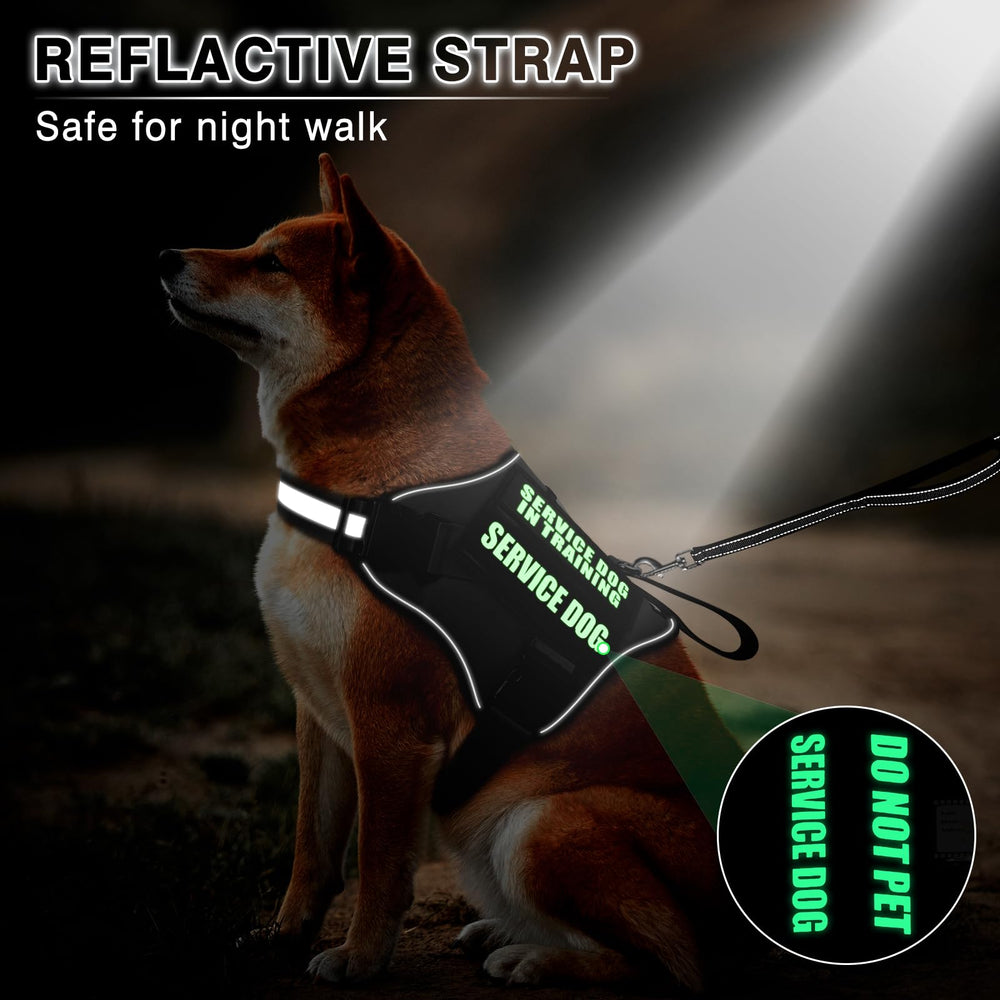 MOOGROU reflective straps increase night-time visibility across the vest.