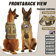 MOOGROU harness with rugged metal buckles for secure adjustments