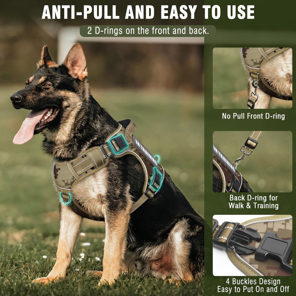 MOOGROU harness reflective strips improve visibility during night walks