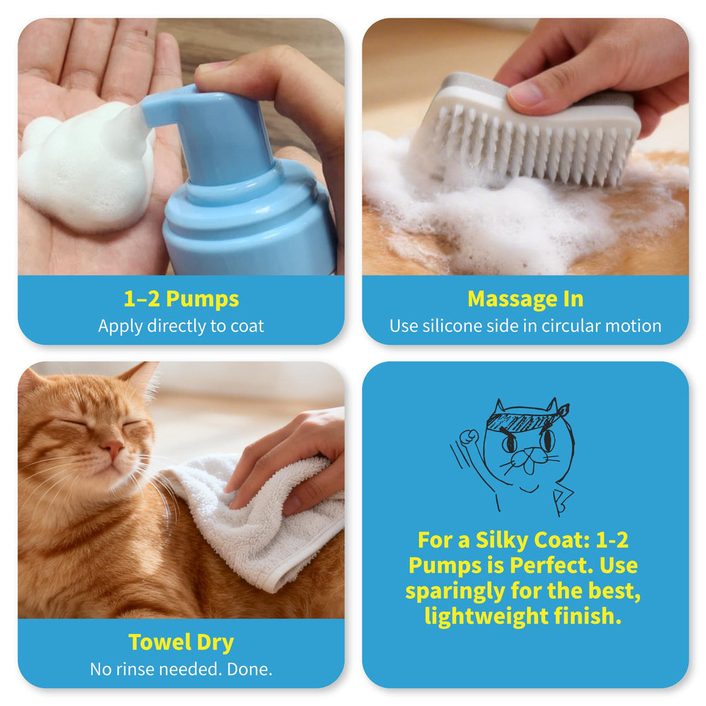 Mooncat pH-balanced cleanser suitable for feline skin