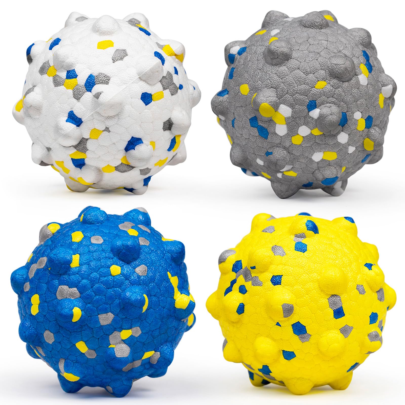 Moonorange dog tennis balls with unique design support interactive play and dental cleanliness.