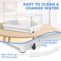 MoonOrange Waterfall Filter with 3-Layer Plates maintains clear water and gentle flow.