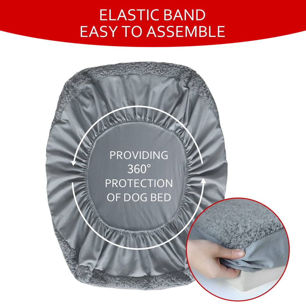 Moonsea dog bed cover easy-removal makes cleaning quick and simple.